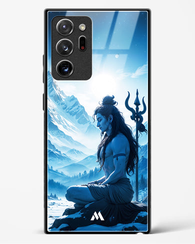 Meditating on Kailash Glass Case Phone Cover (Samsung)