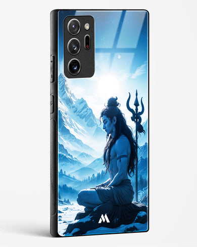 Meditating on Kailash Glass Case Phone Cover (Samsung)