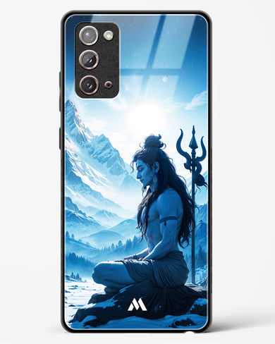Meditating on Kailash Glass Case Phone Cover (Samsung)