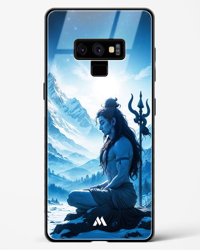 Meditating on Kailash Glass Case Phone Cover (Samsung)