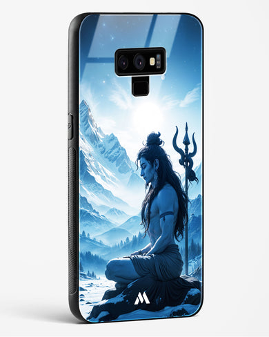 Meditating on Kailash Glass Case Phone Cover (Samsung)