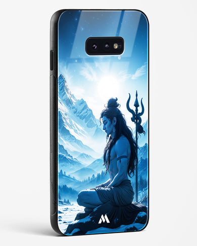 Meditating on Kailash Glass Case Phone Cover (Samsung)