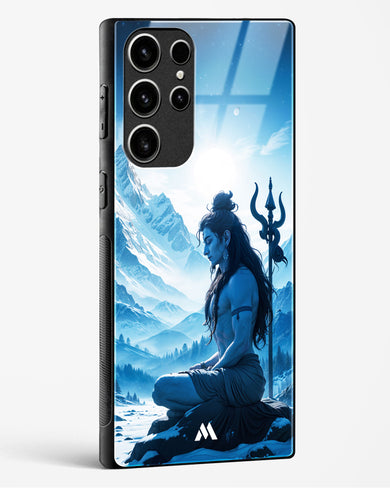 Meditating on Kailash Glass Case Phone Cover (Samsung)