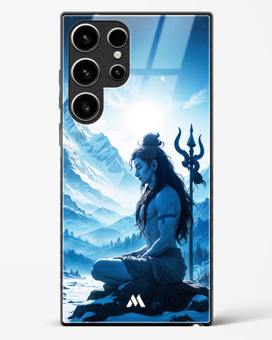 Meditating on Kailash Glass Case Phone Cover (Samsung)