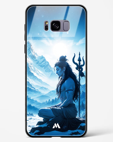 Meditating on Kailash Glass Case Phone Cover (Samsung)