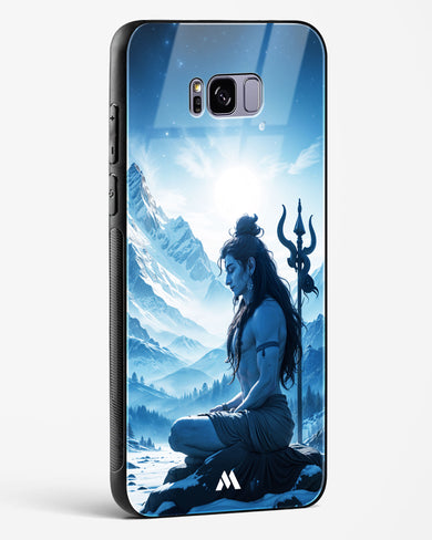 Meditating on Kailash Glass Case Phone Cover (Samsung)