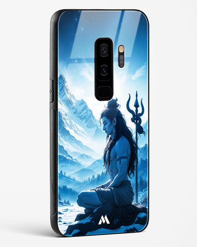 Meditating on Kailash Glass Case Phone Cover (Samsung)