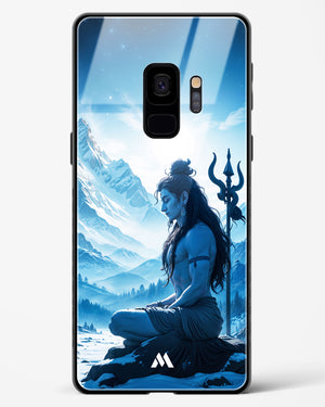 Meditating on Kailash Glass Case Phone Cover (Samsung)