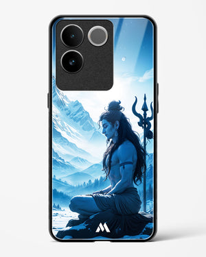 Meditating on Kailash Glass Case Phone Cover (Vivo)