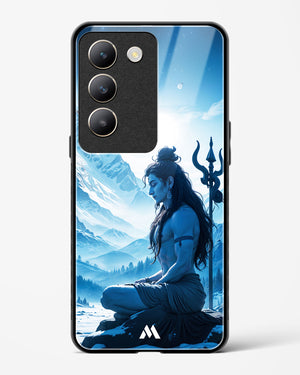 Meditating on Kailash Glass Case Phone Cover (Vivo)