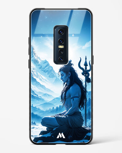 Meditating on Kailash Glass Case Phone Cover (Vivo)