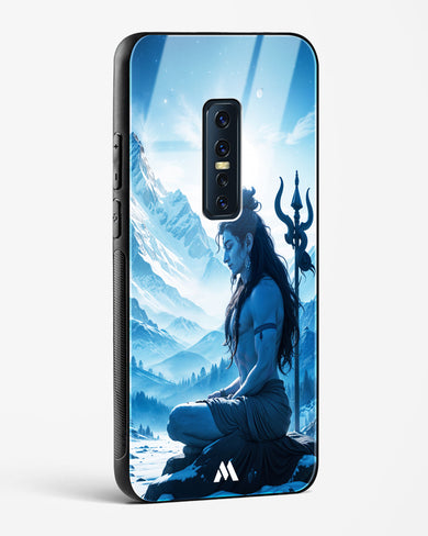Meditating on Kailash Glass Case Phone Cover (Vivo)