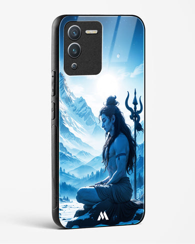 Meditating on Kailash Glass Case Phone Cover (Vivo)