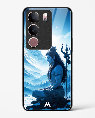 Meditating on Kailash Glass Case Phone Cover (Vivo)
