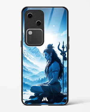Meditating on Kailash Glass Case Phone Cover (Vivo)