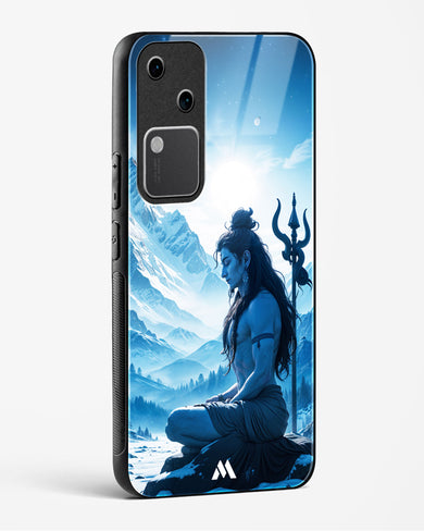 Meditating on Kailash Glass Case Phone Cover (Vivo)