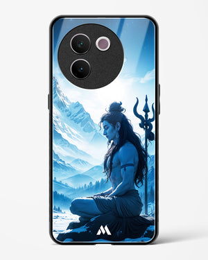 Meditating on Kailash Glass Case Phone Cover (Vivo)
