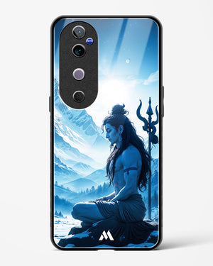 Meditating on Kailash Glass Case Phone Cover (Vivo)