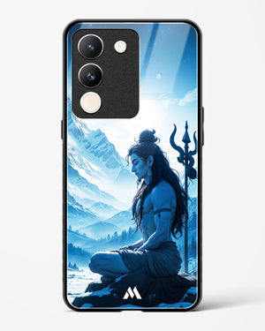 Meditating on Kailash Glass Case Phone Cover (Vivo)