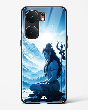 Meditating on Kailash Glass Case Phone Cover (Vivo)