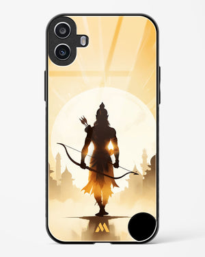 Rama Prince of Ayodhya Glass Case Phone Cover (Nothing)