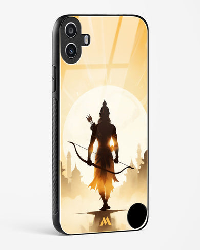 Rama Prince of Ayodhya Glass Case Phone Cover (Nothing)