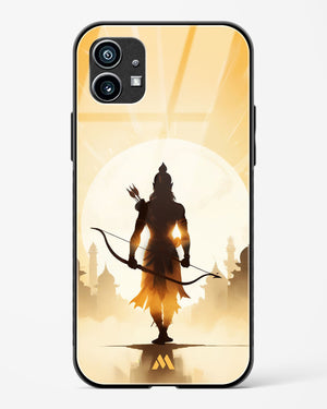 Rama Prince of Ayodhya Glass Case Phone Cover (Nothing)