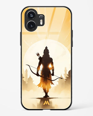 Rama Prince of Ayodhya Glass Case Phone Cover (Nothing)