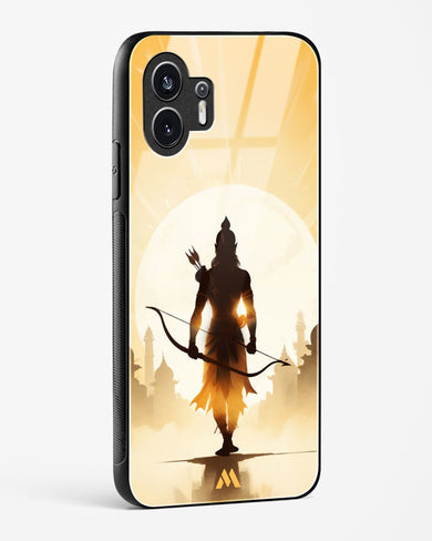 Rama Prince of Ayodhya Glass Case Phone Cover (Nothing)