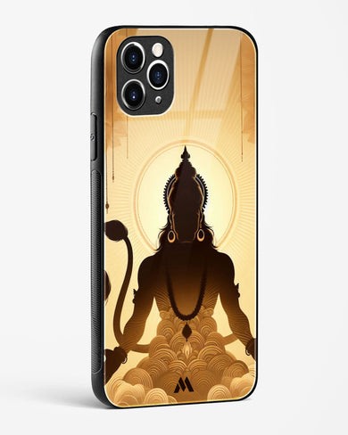 Vayu Putra Hanuman Glass Case Phone Cover (Apple)