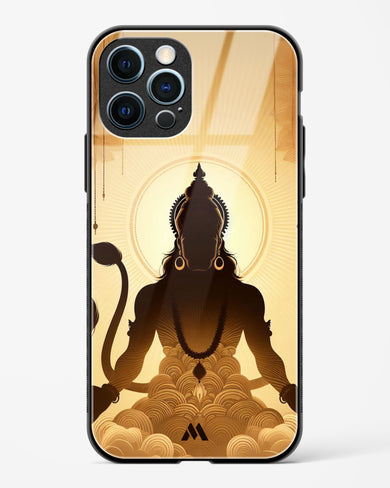 Vayu Putra Hanuman Glass Case Phone Cover (Apple)