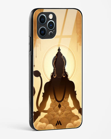 Vayu Putra Hanuman Glass Case Phone Cover (Apple)