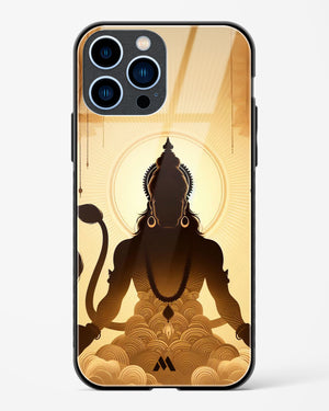 Vayu Putra Hanuman Glass Case Phone Cover (Apple)