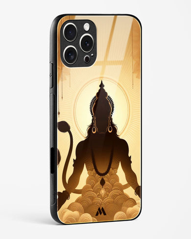 Vayu Putra Hanuman Glass Case Phone Cover (Apple)