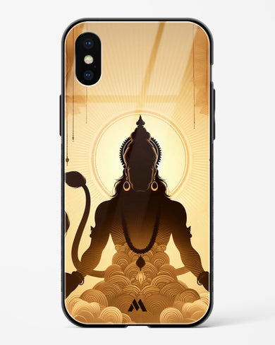 Vayu Putra Hanuman Glass Case Phone Cover (Apple)