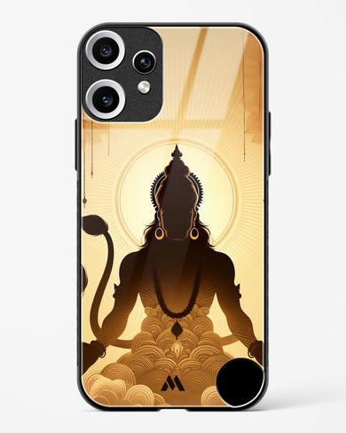 Vayu Putra Hanuman Glass Case Phone Cover (Nothing)