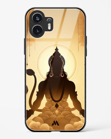 Vayu Putra Hanuman Glass Case Phone Cover (Nothing)