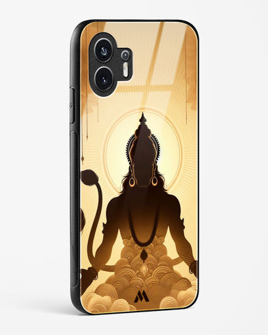 Vayu Putra Hanuman Glass Case Phone Cover (Nothing)