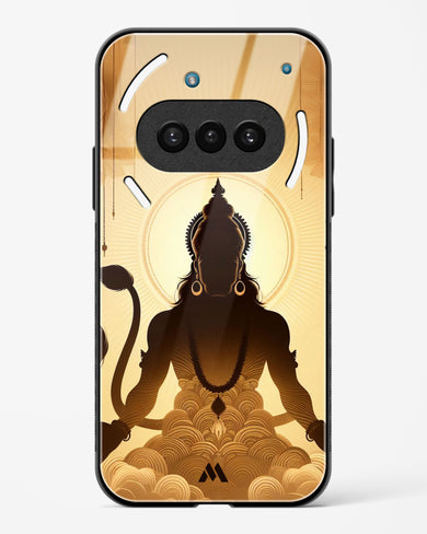 Vayu Putra Hanuman Glass Case Phone Cover (Nothing)