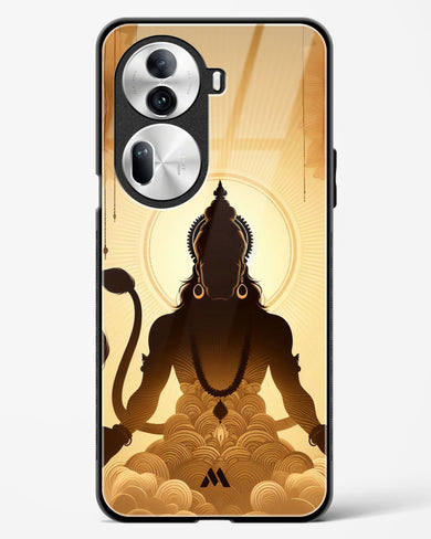 Vayu Putra Hanuman Glass Case Phone Cover (Oppo)