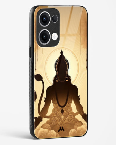 Vayu Putra Hanuman Glass Case Phone Cover (Oppo)