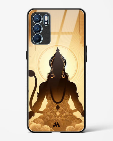 Vayu Putra Hanuman Glass Case Phone Cover (Oppo)