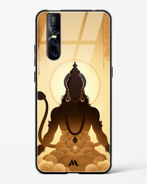 Vayu Putra Hanuman Glass Case Phone Cover (Vivo)