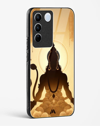Vayu Putra Hanuman Glass Case Phone Cover (Vivo)