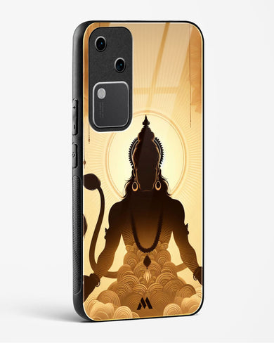 Vayu Putra Hanuman Glass Case Phone Cover (Vivo)