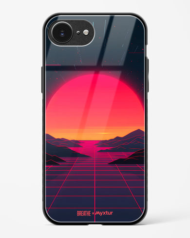 Synthwave Sunset [BREATHE] Glass Case Phone Cover (Apple)
