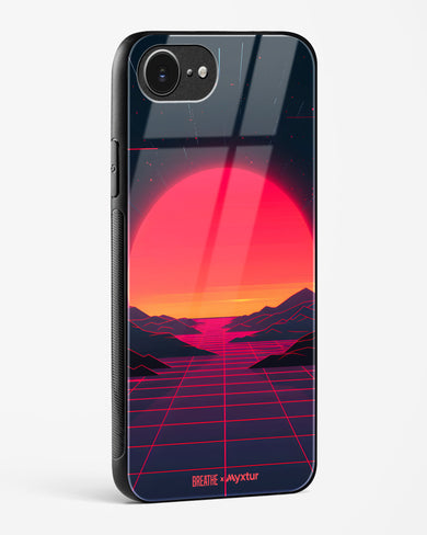 Synthwave Sunset [BREATHE] Glass Case Phone Cover (Apple)