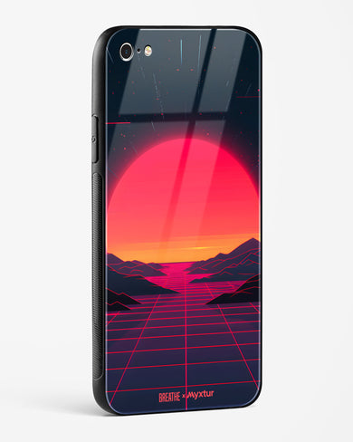 Synthwave Sunset [BREATHE] Glass Case Phone Cover (Apple)