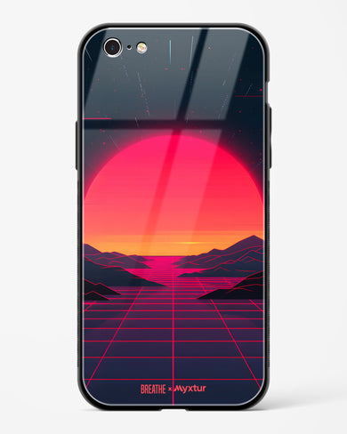 Synthwave Sunset [BREATHE] Glass Case Phone Cover (Apple)