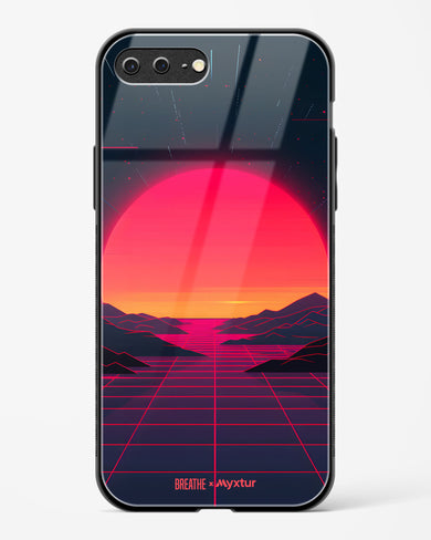 Synthwave Sunset [BREATHE] Glass Case Phone Cover (Apple)